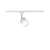 URail Spot Blossom blanc clair-/verre satiné sans ampoule, max. 10 W G9 