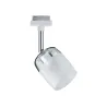 URail Spot Blossom blanc clair-/verre satiné sans ampoule, max. 10 W G9 