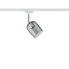 Spot URail Blossom blanc verre fumé sans ampoule, max. 10 W G9