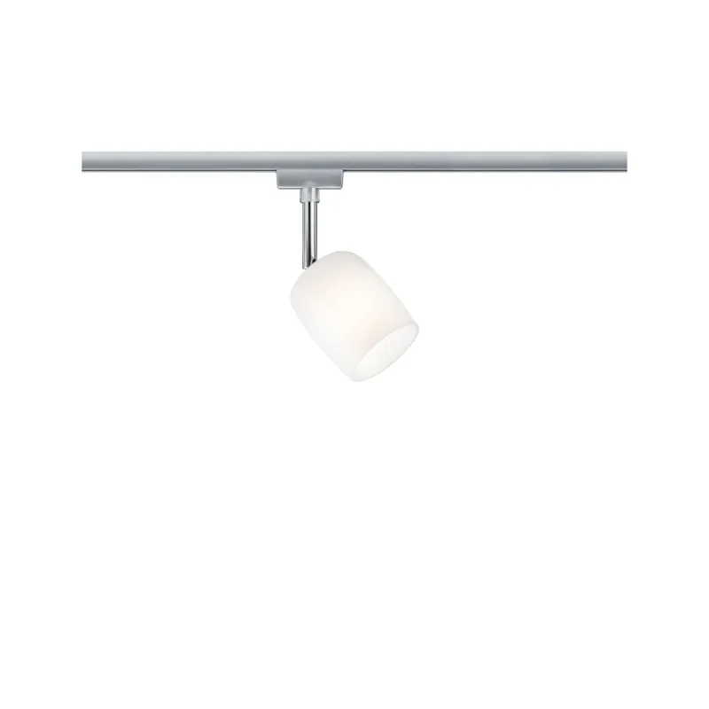 URail Spot Blossom chrome matt verre satiné sans ampoule, max. 10 W G9 