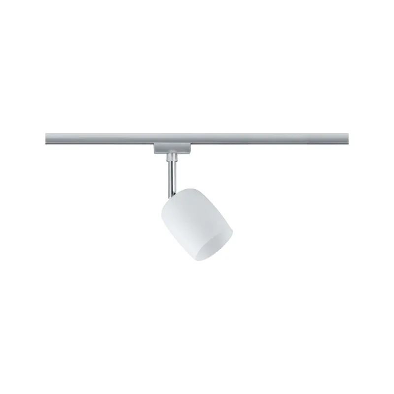 URail Spot Blossom chrome matt verre satiné sans ampoule, max. 10 W G9 