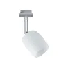 URail Spot Blossom chrome matt verre satiné sans ampoule, max. 10 W G9 