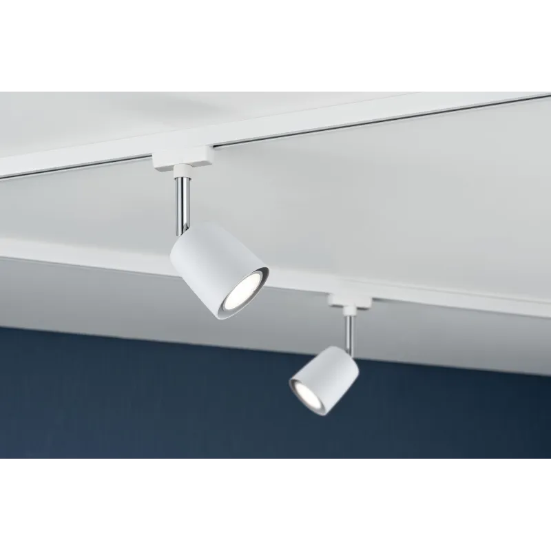 Spot URail Cover blanc Sans sources, max. 10W GU10