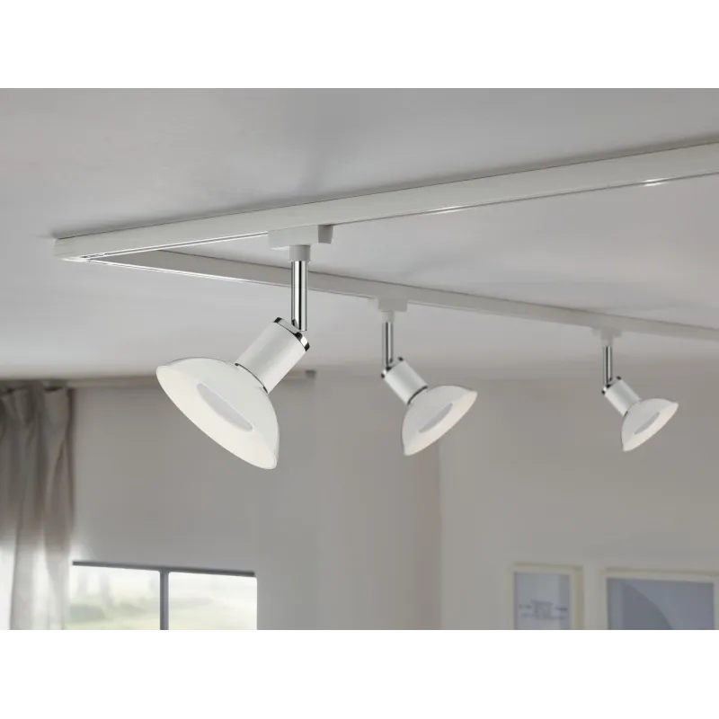 Spot URail Pure II blanc Sans sources, max. 10W GU10 