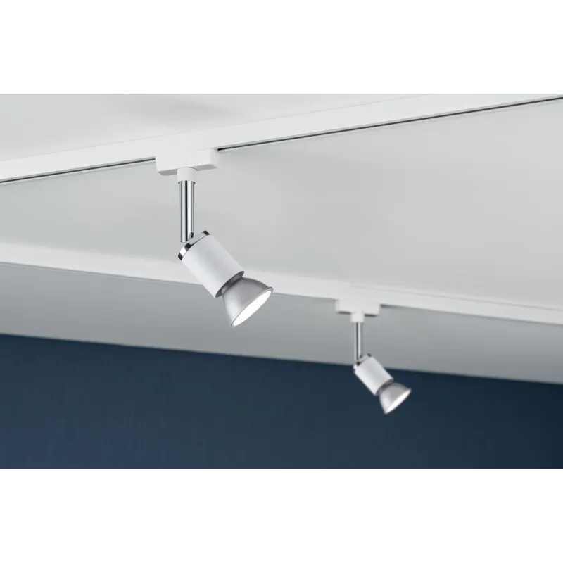 Spot URail Pure II blanc Sans sources, max. 10W GU10 