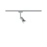 Spot Système URail Pure II max. 1x10W GU10 chrome mat/chrome 230V metal/Syn