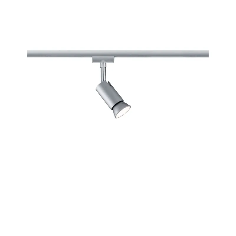 Spot Système URail Pure max. 1x10W GU10 chrome mat/chrome 230V metal/Syn
