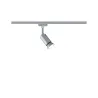Spot Système URail Pure max. 1x10W GU10 chrome mat/chrome 230V metal/Syn