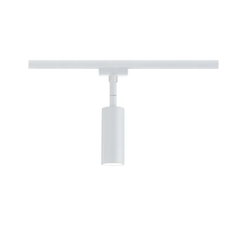 Spot LED URail Tubo Blanc 230 V, métal/plastique