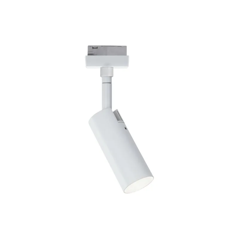 Spot LED URail Tubo Blanc 230 V, métal/plastique