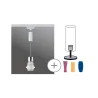 Suspension URail 2Easy Basic max. 1x20 W E27 Blanc/chrome 230 V metal/Syn