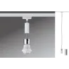 Suspension URail 2Easy Basic max. 1x20 W E27 Blanc/chrome 230 V metal/Syn