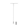 Suspension URail 2Easy Basic max. 1x20 W E27 Blanc/chrome 230 V metal/Syn