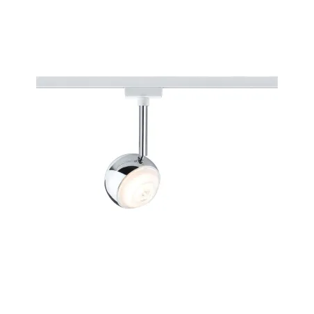 Système URail LED Spot Capsule II 1x6 W Blanc/chrome 230 V metal/Syn reglable