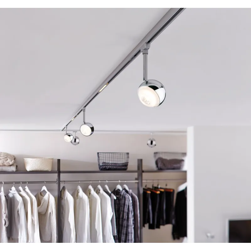 URail Spot LED Capsule II 6W Chrome mat gradable