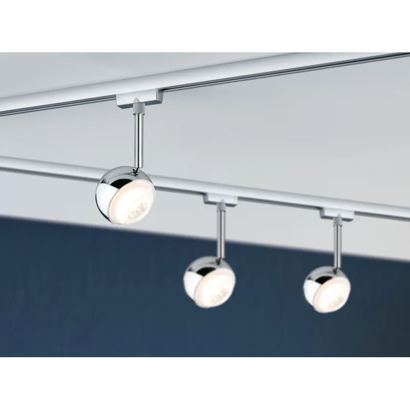 URail Spot LED Capsule II 6W Chrome mat gradable