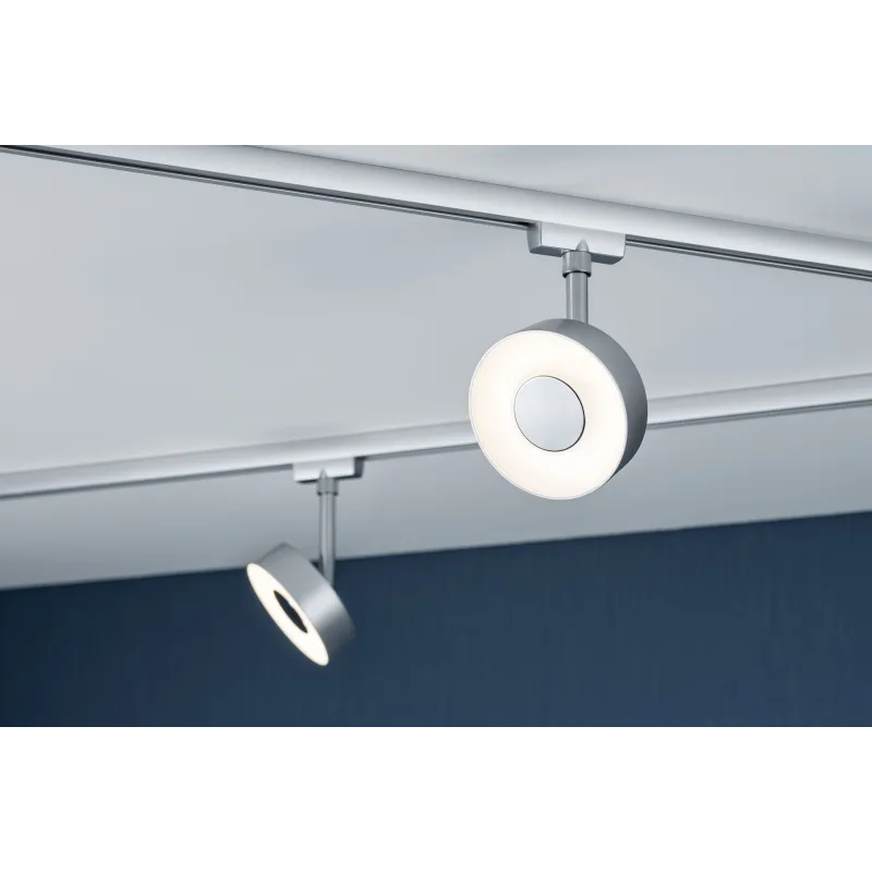 URail, LED-Spot, 5W, Circle 230V, chrome mate