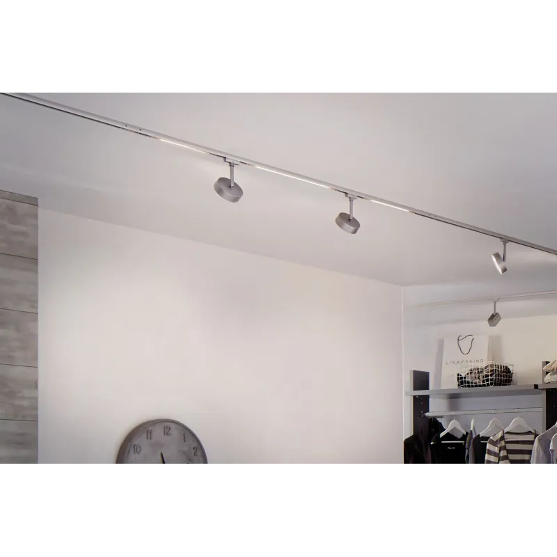URail, LED-Spot, 5W, Circle 230V, chrome mate
