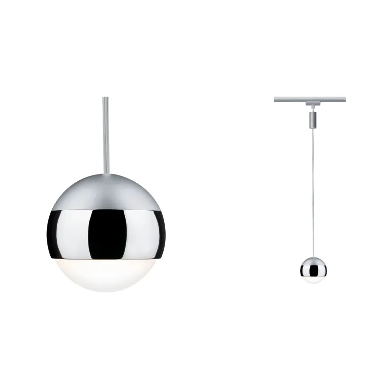 URail Suspension LED Capsule II 6W Chrome mat gradable 