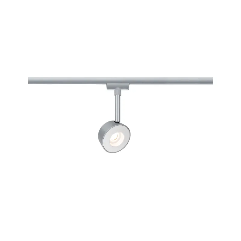 URail Spot LED Pellet 4W Chrome mat / Blanc gradable 