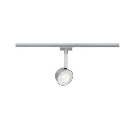 URail Spot LED Pellet 4W Chrome mat / Blanc gradable 