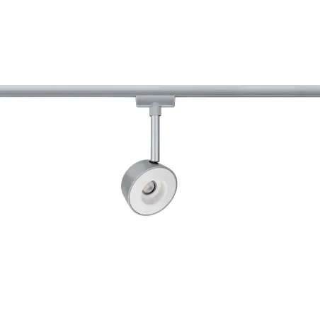URail Spot LED Pellet 4W Chrome mat / Blanc gradable 