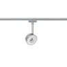 URail Spot LED Pellet 4W Chrome mat / Blanc gradable 