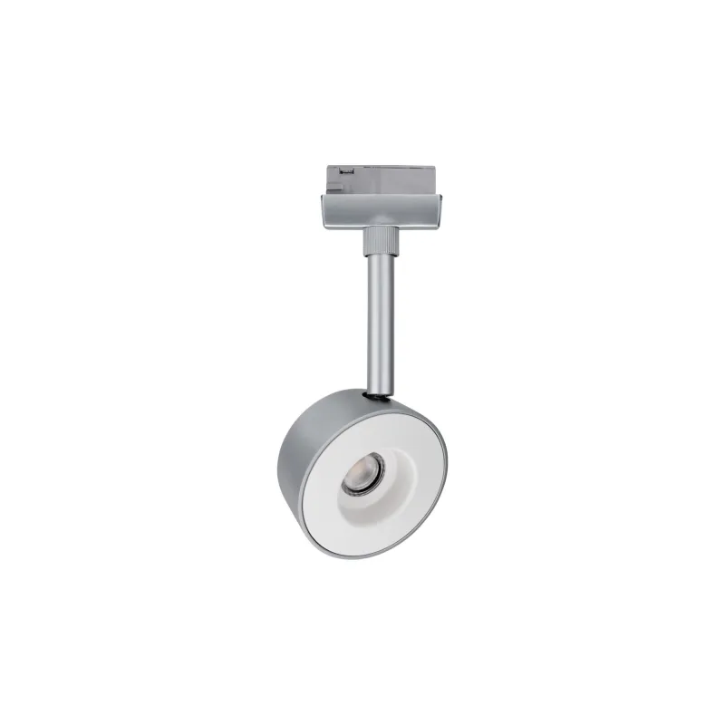 URail Spot LED Pellet 4W Chrome mat / Blanc gradable 