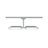 Système URail spot Dipper 2x8W chrome matt/Blanc 230 V metal/Syn reglable