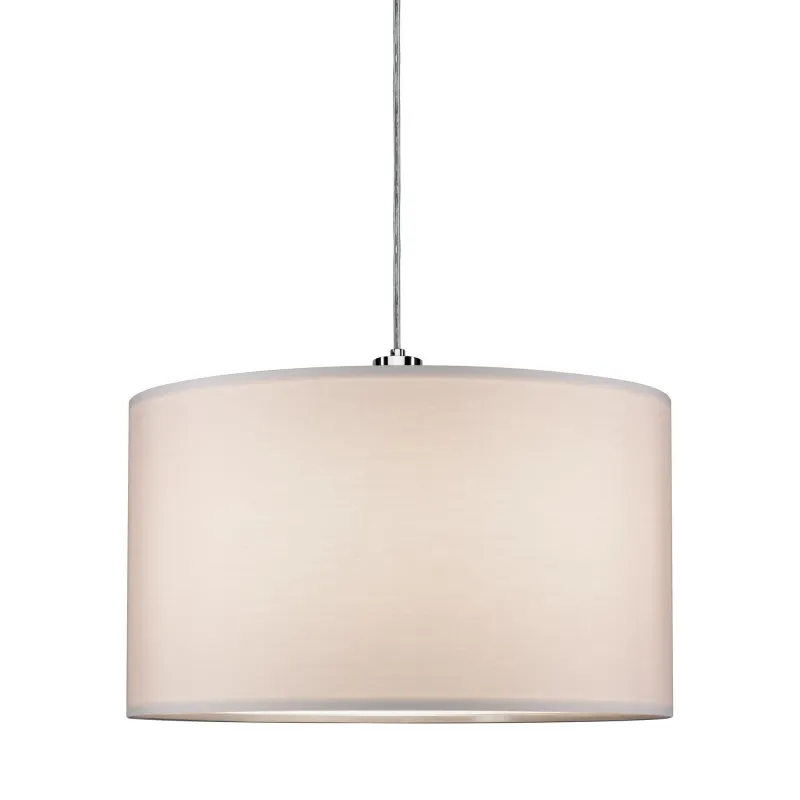 URail 2Easy abat-jour en tissu Tessa crème max. 50W Diamètre 45 cm 