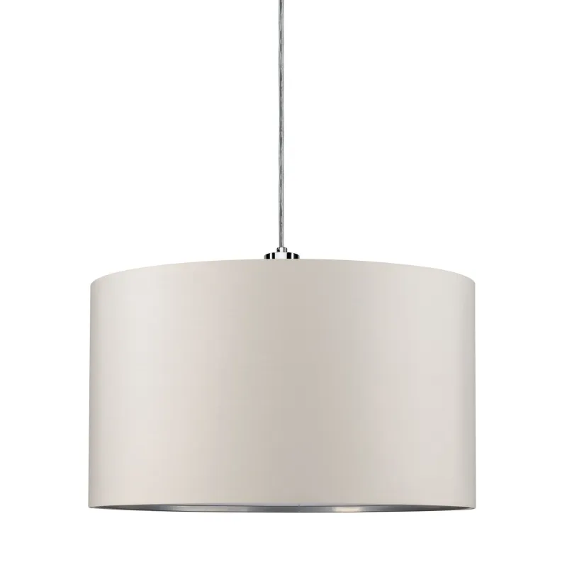 URail 2Easy abat-jour en tissu Tessa crème max. 50W Diamètre 45 cm 