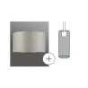 URail 2Easy abat-jour en tissu Tessa gris clair max. 50W Diamètre 45 cm
