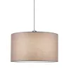 URail 2Easy abat-jour en tissu Tessa gris clair max. 50W Diamètre 45 cm