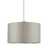 URail 2Easy abat-jour en tissu Tessa gris clair max. 50W Diamètre 45 cm