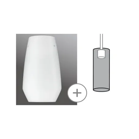 URail 2Easy Schirm Vento verre opale max. 50W 