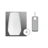 URail 2Easy Schirm Vento verre opale max. 50W 