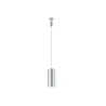 URail, LED-suspension, 1x6W, Barrel 230V, Chrome mat / Alu anodisé 