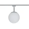URail plastique Globe Small max. 1x10W E14 chromeom mat/Opal 230 V Métal/Verre reglable