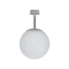 URail plastique Globe Small max. 1x10W E14 chromeom mat/Opal 230 V Métal/Verre reglable