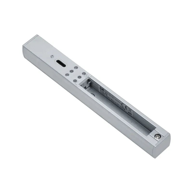 URail acc syst rail aliment° bout de ligne 230V, chrome mate