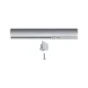 URail acc syst rail aliment° bout de ligne 230V, chrome mate