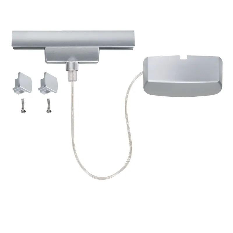 URail, acc. système rail, alimentation 230V, chrome mate