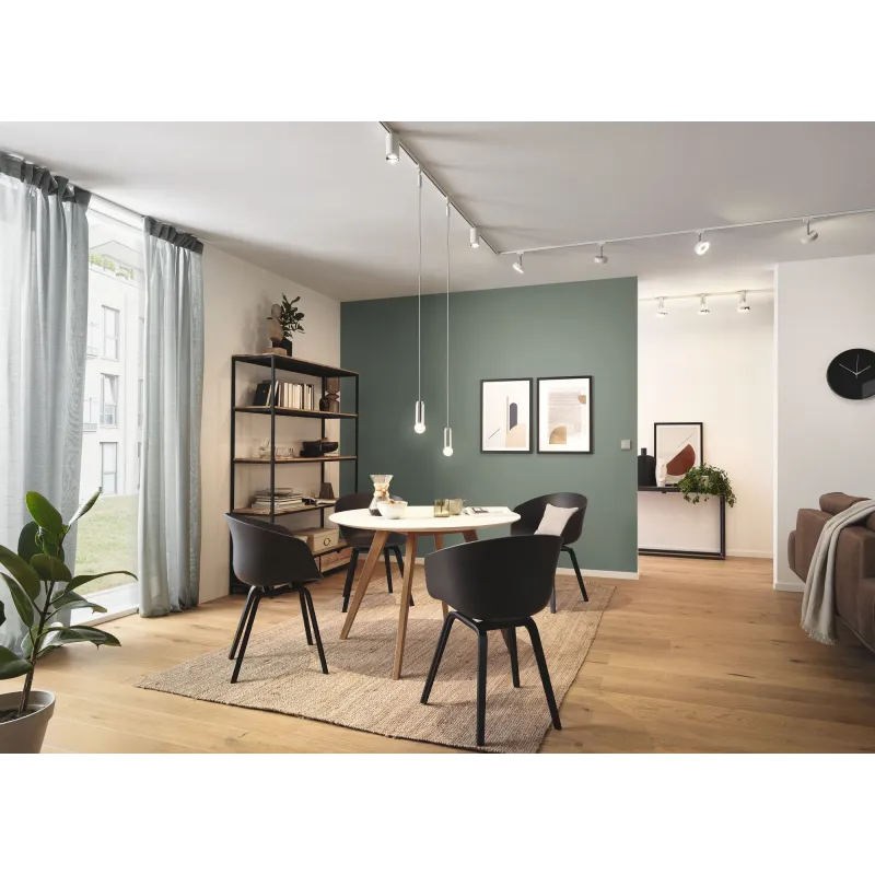 URail, acc. système rail, connecteur en L 230V, blanc