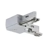 URail, acc. système rail, connecteur en L 230V, chrome mate 