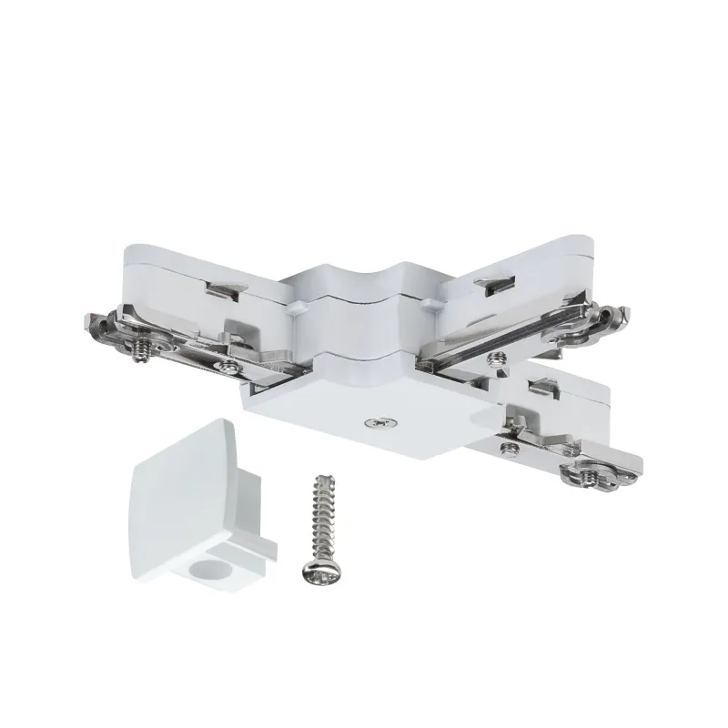 URail, acc. système rail, connecteur en T 230V, blanc