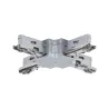 URail, acc. système rail, connecteur en X 230V, chrome mate 