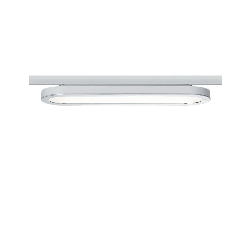 URail système LED Panel Loop 7W Blanc/Chrome 230V alu plastique - P...