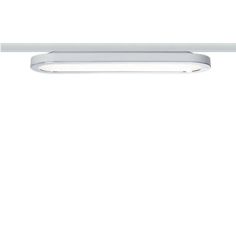 URail système LED Panel Loop 7W Blanc/Chrome 230V alu plastique - P...