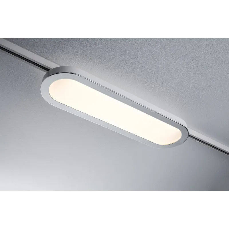 URail système LED Panel Loop 7W Blanc/Chrome 230V alu plastique - P...