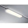 URail système LED Panel Loop 7W Blanc/Chrome 230V alu plastique - P...